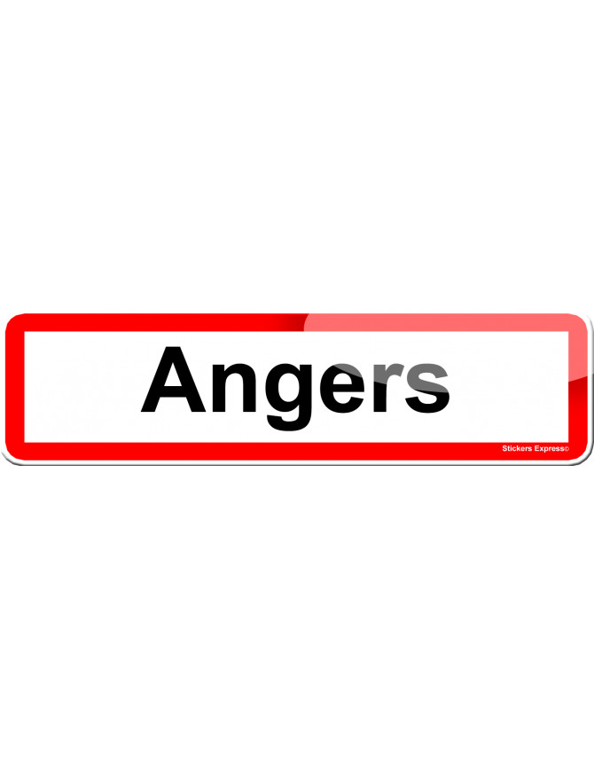 Angers (15x4cm) - Sticker/autocollant