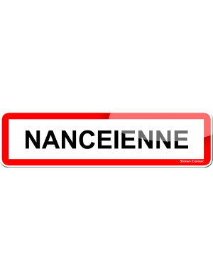 Nancéienne (15x4cm) - Sticker/autocollant