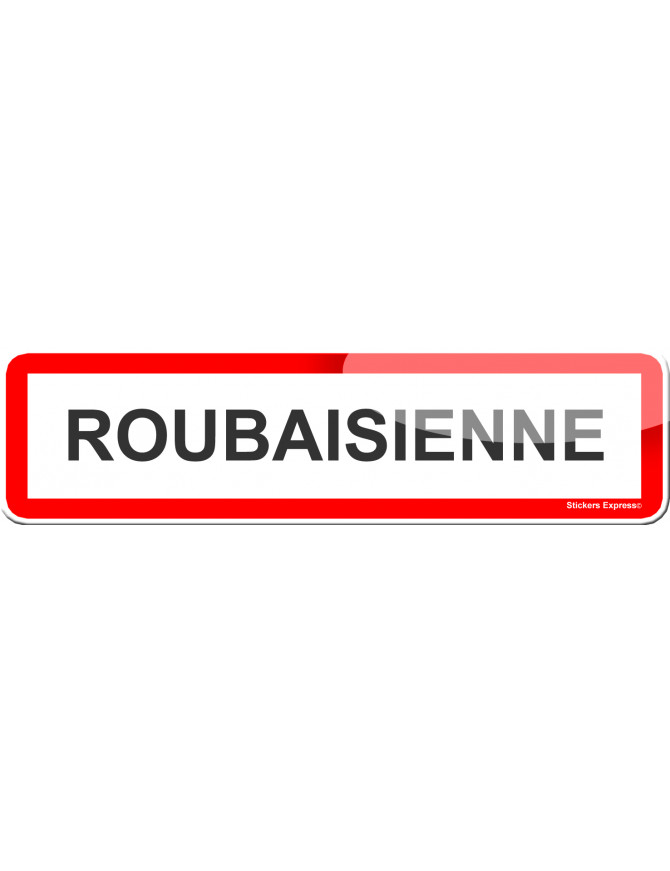 Roubaisienne (15x4cm) - Sticker/autocollant