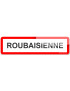 Roubaisienne (15x4cm) - Sticker/autocollant