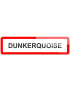 Dunkerquoise (15x4cm) - Sticker/autocollant