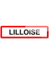 Lilloise (15x4cm) - Sticker/autocollant