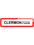 Clermontois (15x4cm) - Sticker/autocollant