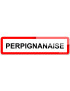 Perpignanaise (15x4cm) - Sticker/autocollant