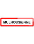 Mulhousienne (15x4cm) - Sticker/autocollant