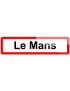 Le Mans (15x4cm) - Sticker/autocollant