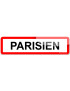 Parisien (15x4cm) - Sticker/autocollant