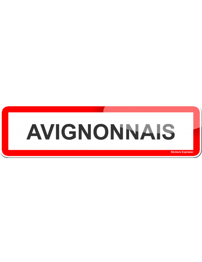 Avignonnais (15x4cm) - Sticker/autocollant