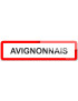 Avignonnais (15x4cm) - Sticker/autocollant