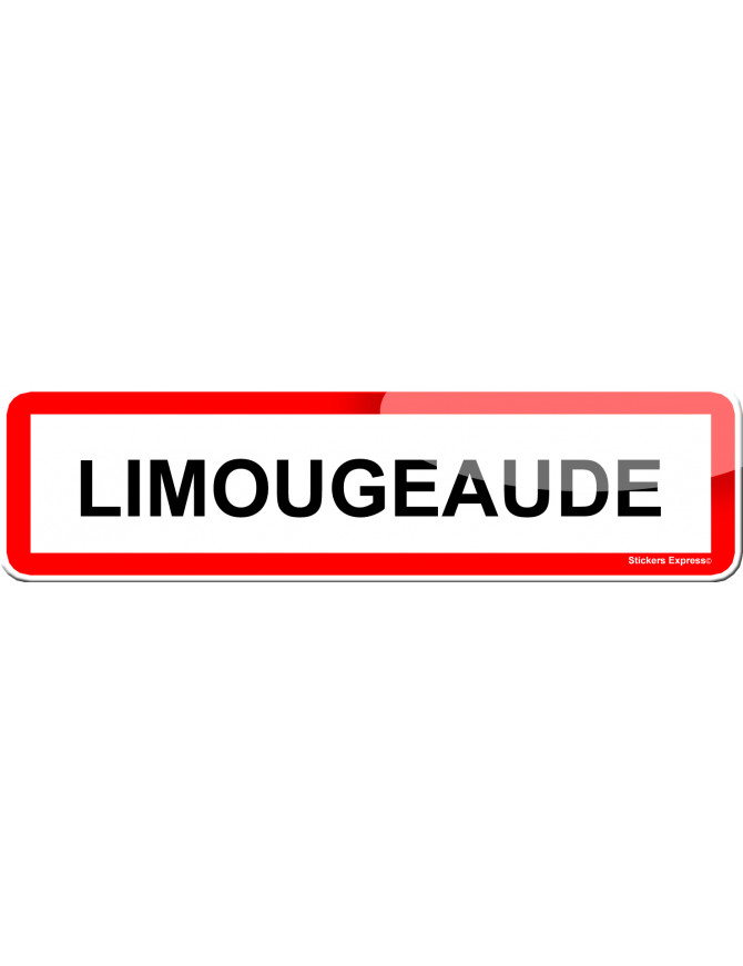 Limougeaude (15x4cm) - Sticker/autocollant