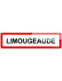 Limougeaude (15x4cm) - Sticker/autocollant