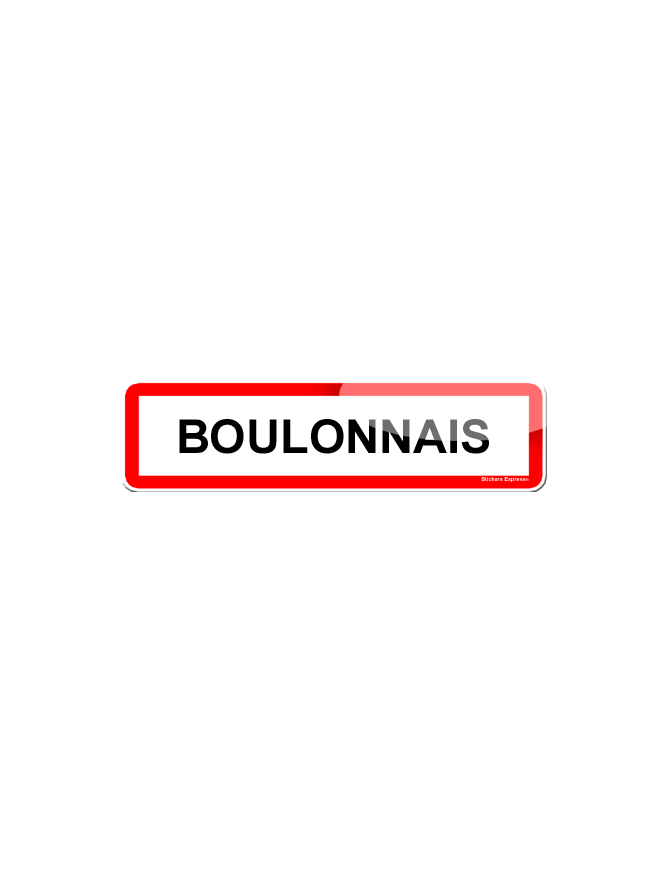 Boulonnais (15x4cm) - Sticker/autocollant