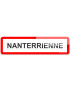 Nanterrienne (15x4cm) - Sticker/autocollant