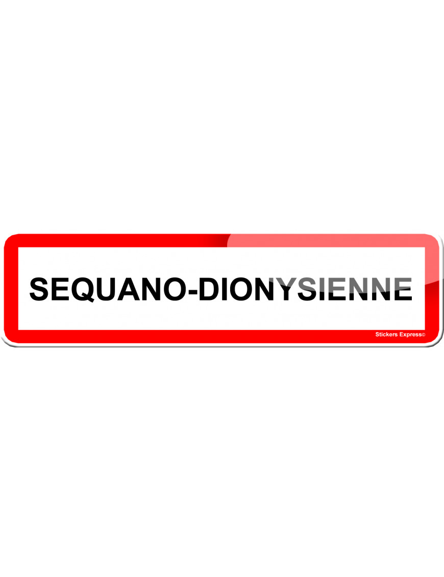 Séquano-Dionysienne (15x4cm) - Sticker/autocollant