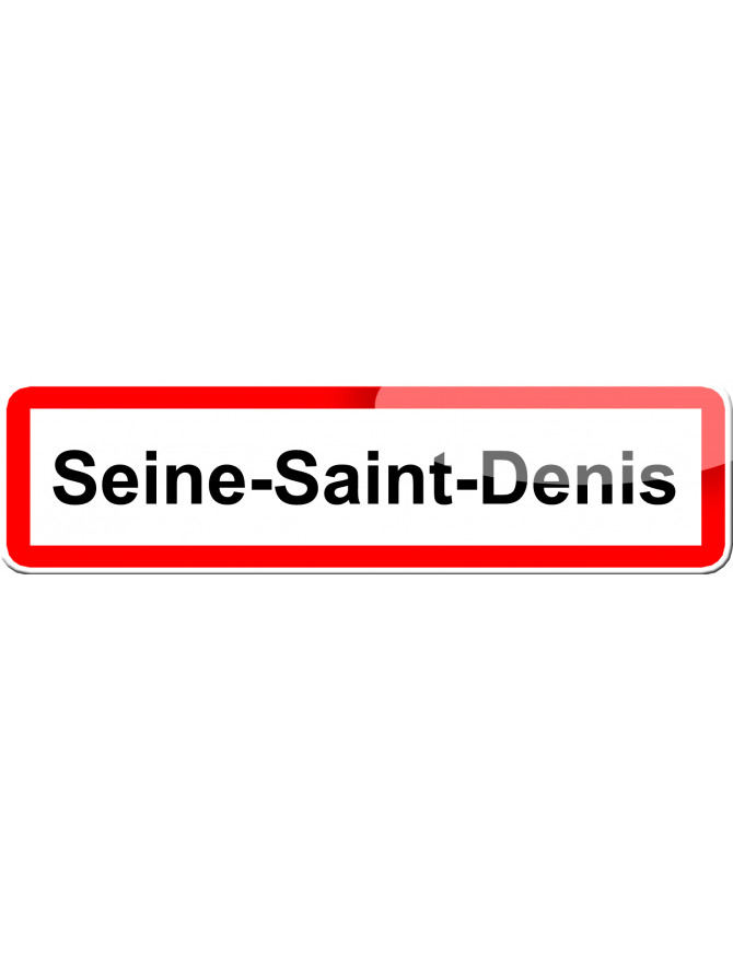 Seine-Saint-Denis (15x4cm) - Sticker/autocollant