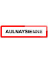 Aulnaysienne (15x4cm) - Sticker/autocollant