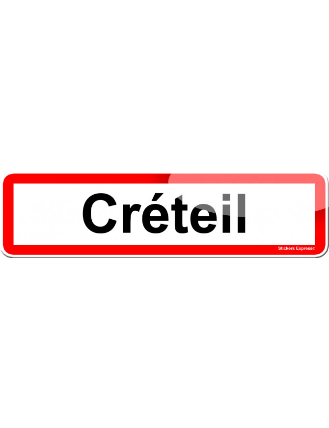 Créteil (15x4cm) - Sticker/autocollant