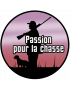 Passion de la chasse nature - 20cm - Sticker/autocollant