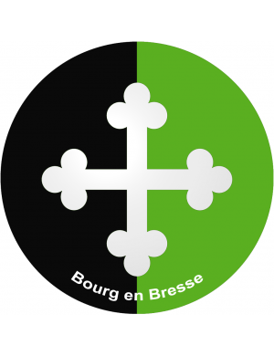 Bourg en Bresse (10cm) - Sticker/autocollant