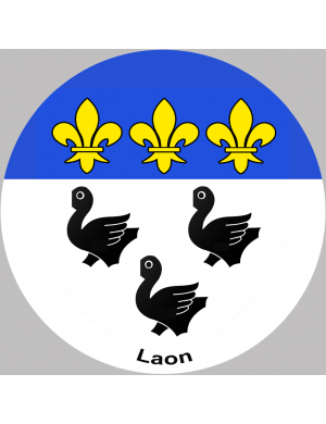 Laon (10cm) - Sticker/autocollant
