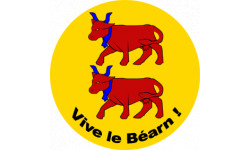 Vive le Béarn (10x10cm) - Sticker/autocollant