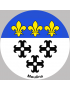 Moulins (20cm) - Sticker/autocollant