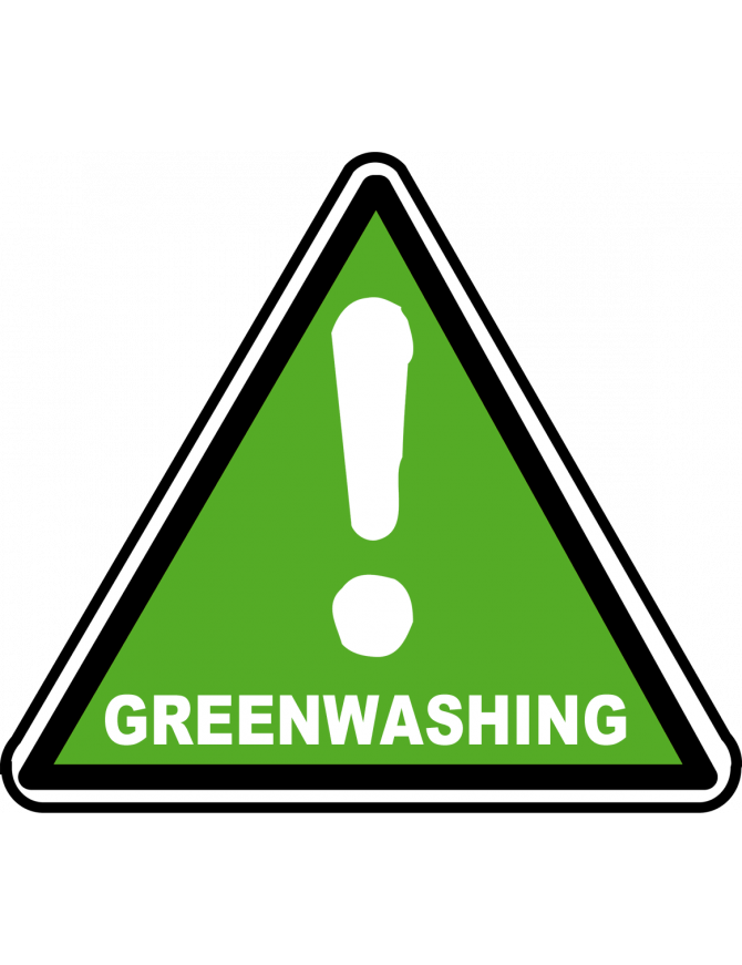 Green washing - 5x4.5cm - Sticker/autocollant