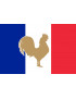 Coq Français - 15x10cm - Sticker/autocollant