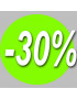 Soldes remise 30% rond (20cm) - Sticker/autocollant