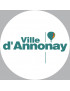 Annonay (15cm) - Sticker/autocollant