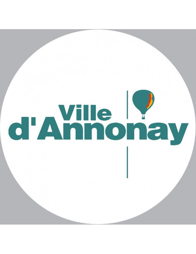 Annonay (10cm) - Sticker/autocollant