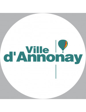 Annonay (5cm) - Sticker/autocollant