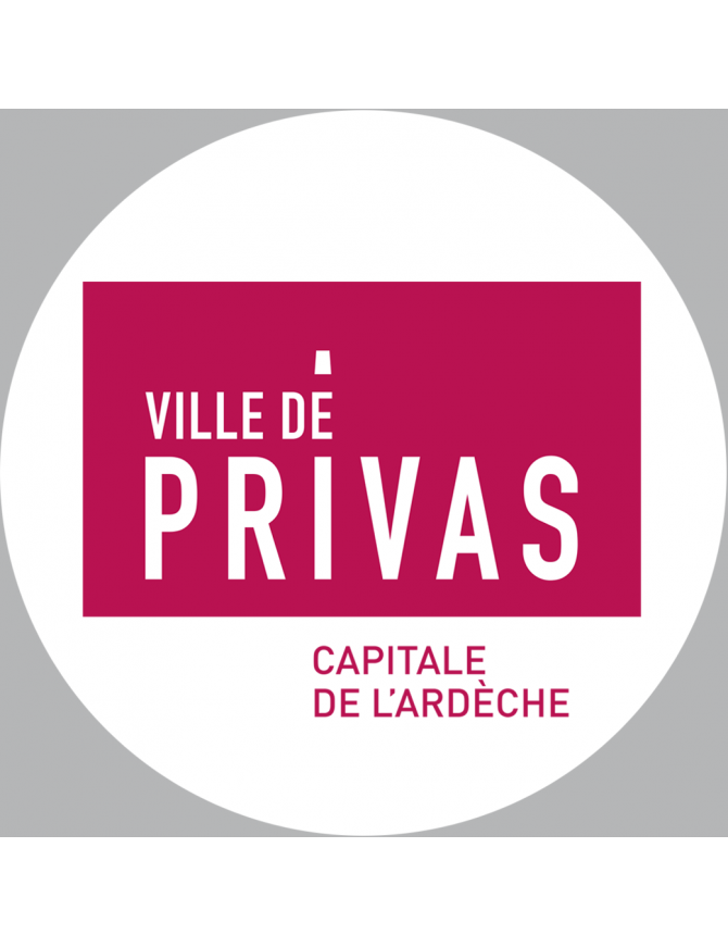 Privas (10cm) - Sticker/autocollant