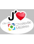 j'aime Charleville-Mézières (5x3.7cm) - Sticker/autocollant