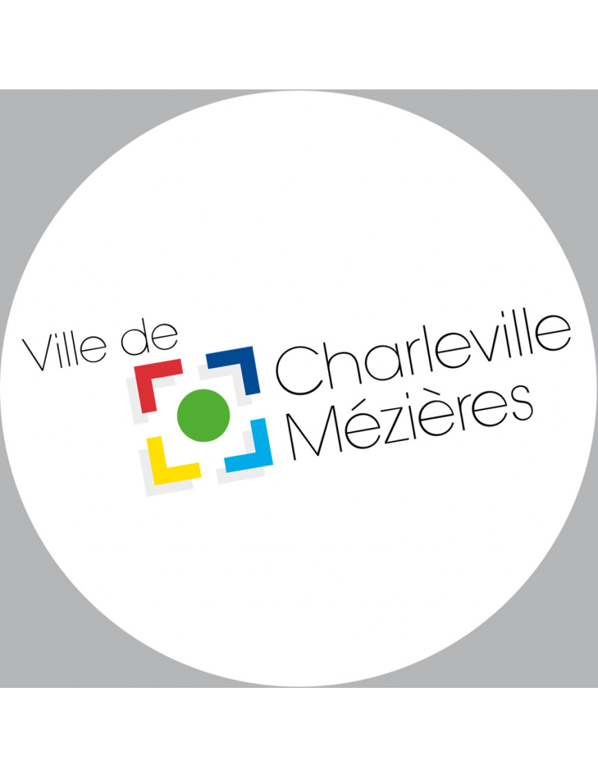 Charleville-Mézières (20cm) - Sticker/autocollant