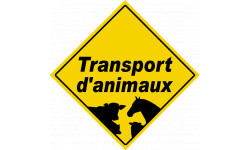 Transport d'animaux - 15x15cm - Sticker/autocollant