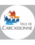 Carcassonne (20cm) - Sticker/autocollant