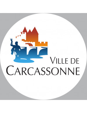 Carcassonne (10cm) - Sticker/autocollant