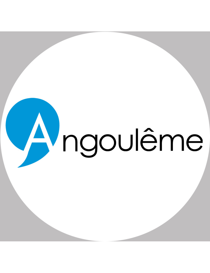 Angoulême (20cm) - Sticker/autocollant