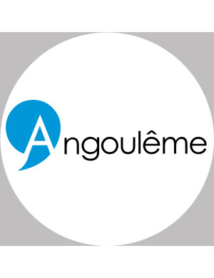 Angoulême (5cm) - Sticker/autocollant