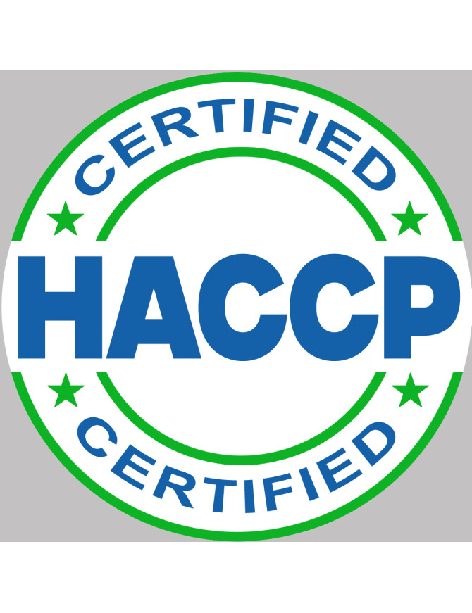 HACCP (5x5cm) - Sticker/autocollant