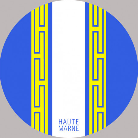 blason de la Haute Marne - 5cm -Sticker/autocollant