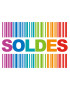 Soldes Ambiance Code Barre (30x20.5cm) - Sticker/autocollant