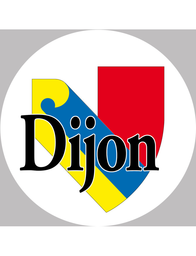 Dijon (20cm) - Sticker/autocollant