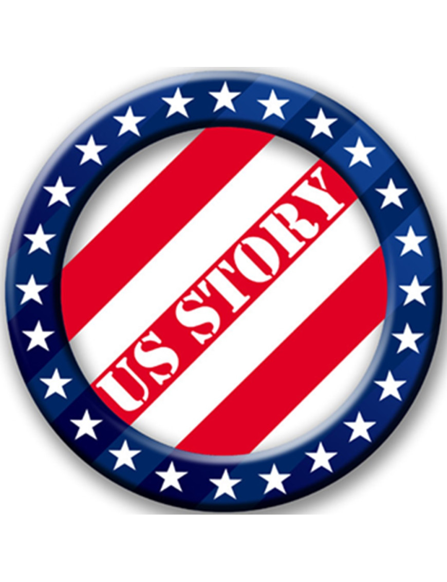 USA Story (20cm) - Sticker/autocollant