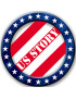 USA Story (20cm) - Sticker/autocollant