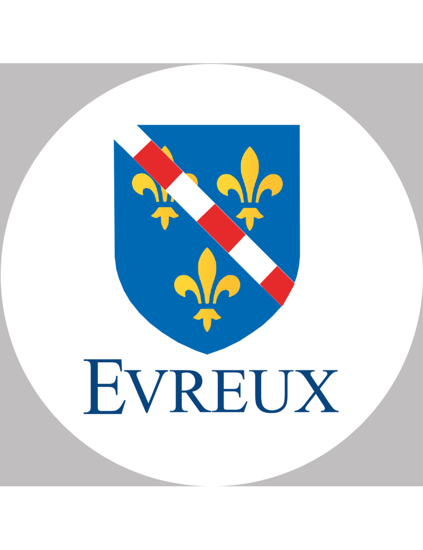 Évreux (20cm) - Sticker/autocollant