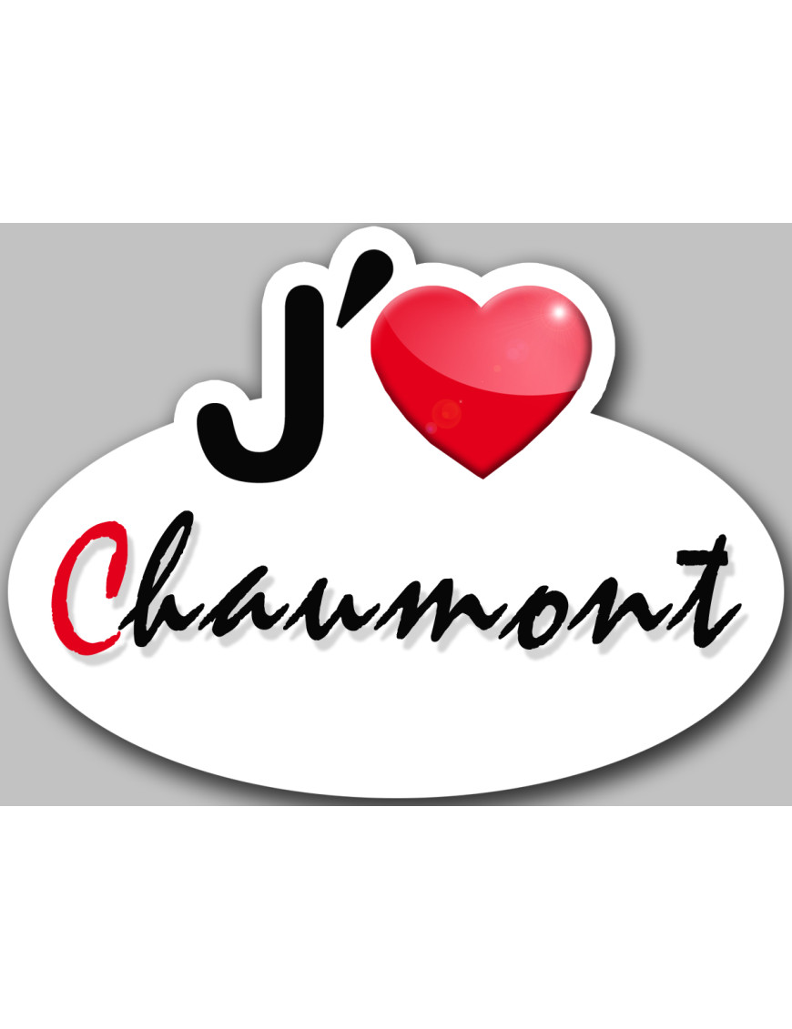 Chaumont (5x3.7cm) - Sticker/autocollant