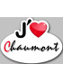 Chaumont (5x3.7cm) - Sticker/autocollant