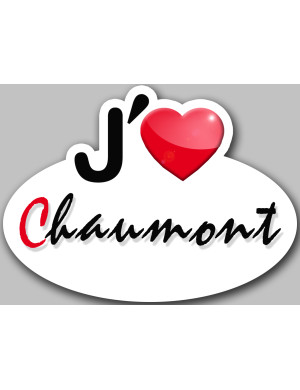 Chaumont (15x11cm) - Sticker/autocollant